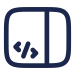 Sidebar Code SVG Icon